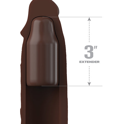 FANTASY X-TENSIONS ELITE 7IN EXTENSION W/ STRAP BROWN - PD415729