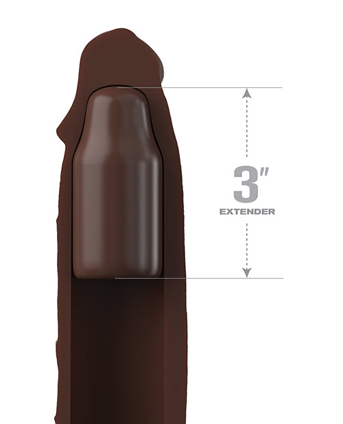 FANTASY X-TENSIONS ELITE 7IN EXTENSION W/ STRAP BROWN - PD415729