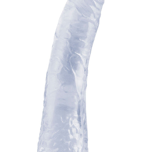 BASIX RUBBER WORKS SLIM DONG 7IN CLEAR W/ SUCTION CUP - PD422320