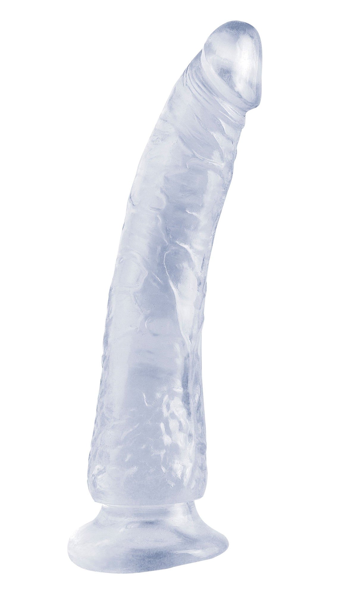 BASIX RUBBER WORKS SLIM DONG 7IN CLEAR W/ SUCTION CUP - PD422320