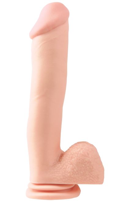 BASIX RUBBER WORKS 12IN DONG W/SUCTION FLESH - PD423121