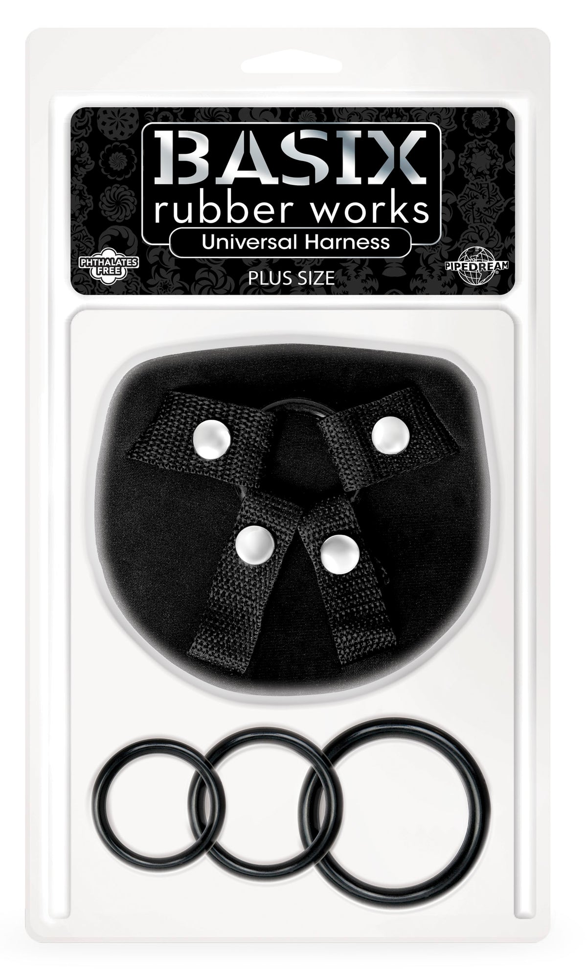 BASIX RUBBER WORKS UNIVERSAL HARNESS PLUS SIZE - PD432002