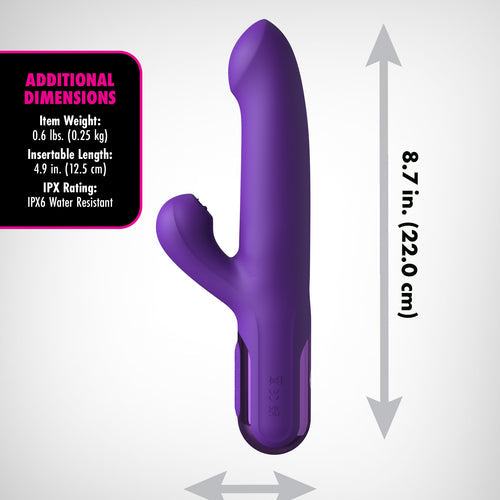 FANTASY FOR HER SUPER SONIX THRUSTER - PURPLE - PD497112