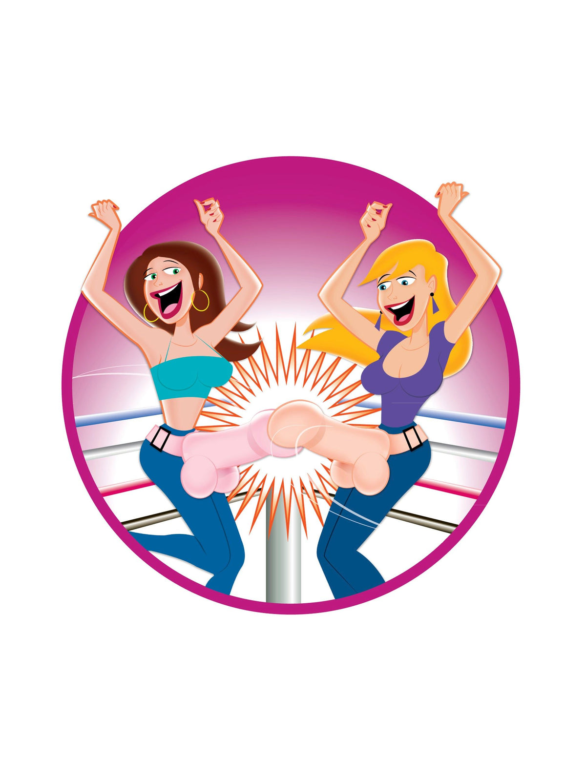 BACHELORETTE DUELING DICKIES INFLATABLE - PD501711