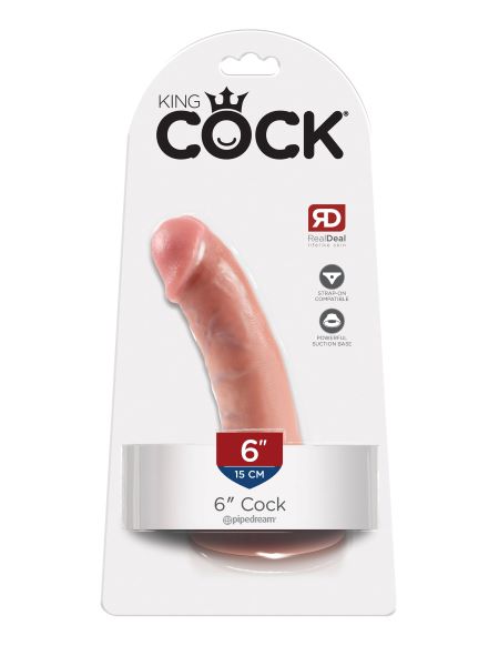 KING COCK 6 IN COCK FLESH - PD550121