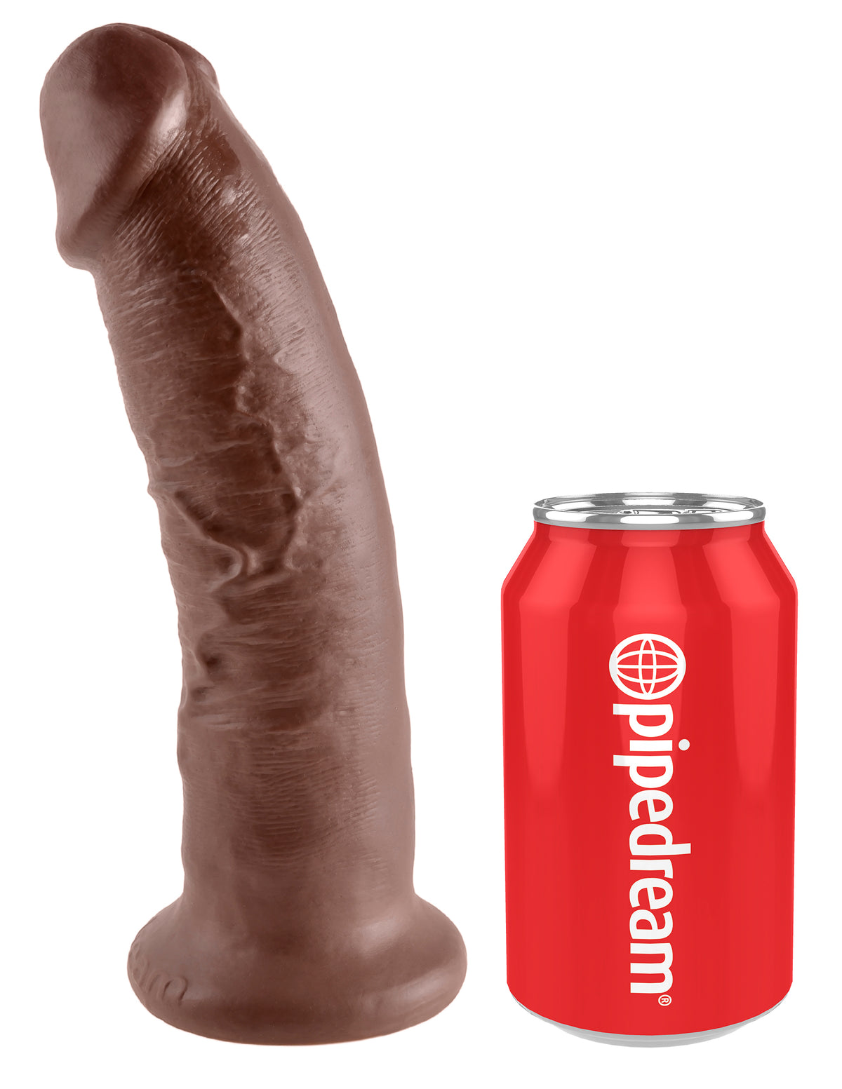 KING COCK 9 IN COCK BROWN - PD550429