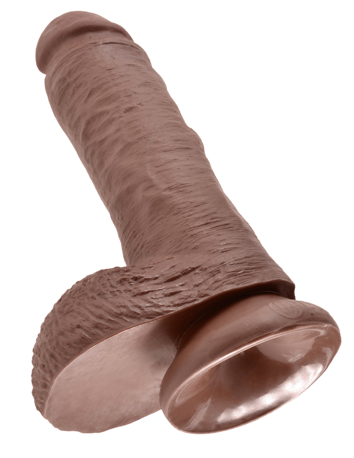 KING COCK 8 IN COCK W/BALLS BROWN - PD550729