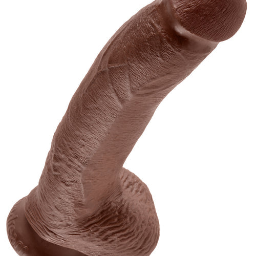 KING COCK 9 IN COCK W/BALLS BROWN - PD550829