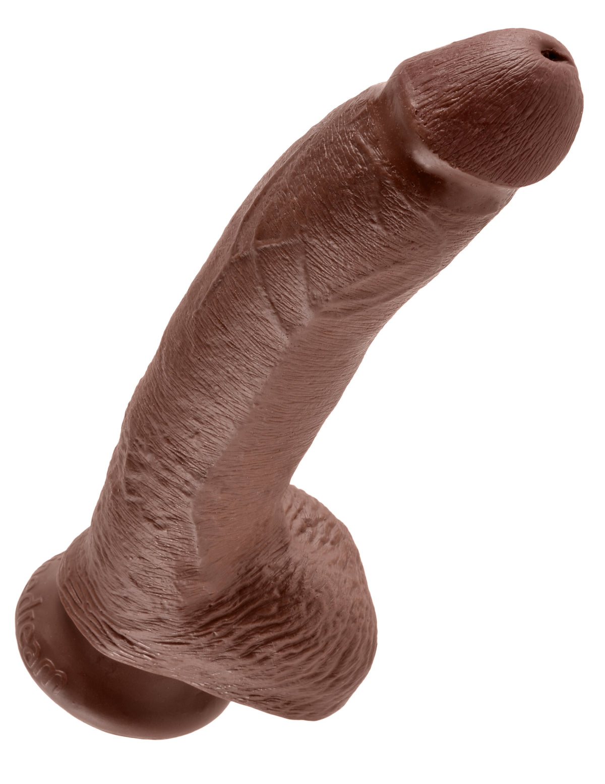 KING COCK 9 IN COCK W/BALLS BROWN - PD550829