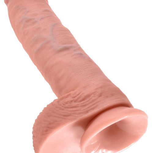KING COCK 10 IN COCK W/BALLS FLESH - PD550921