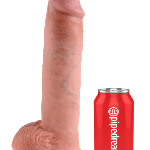 KING COCK 11 IN COCK W/BALLS FLESH - PD551021