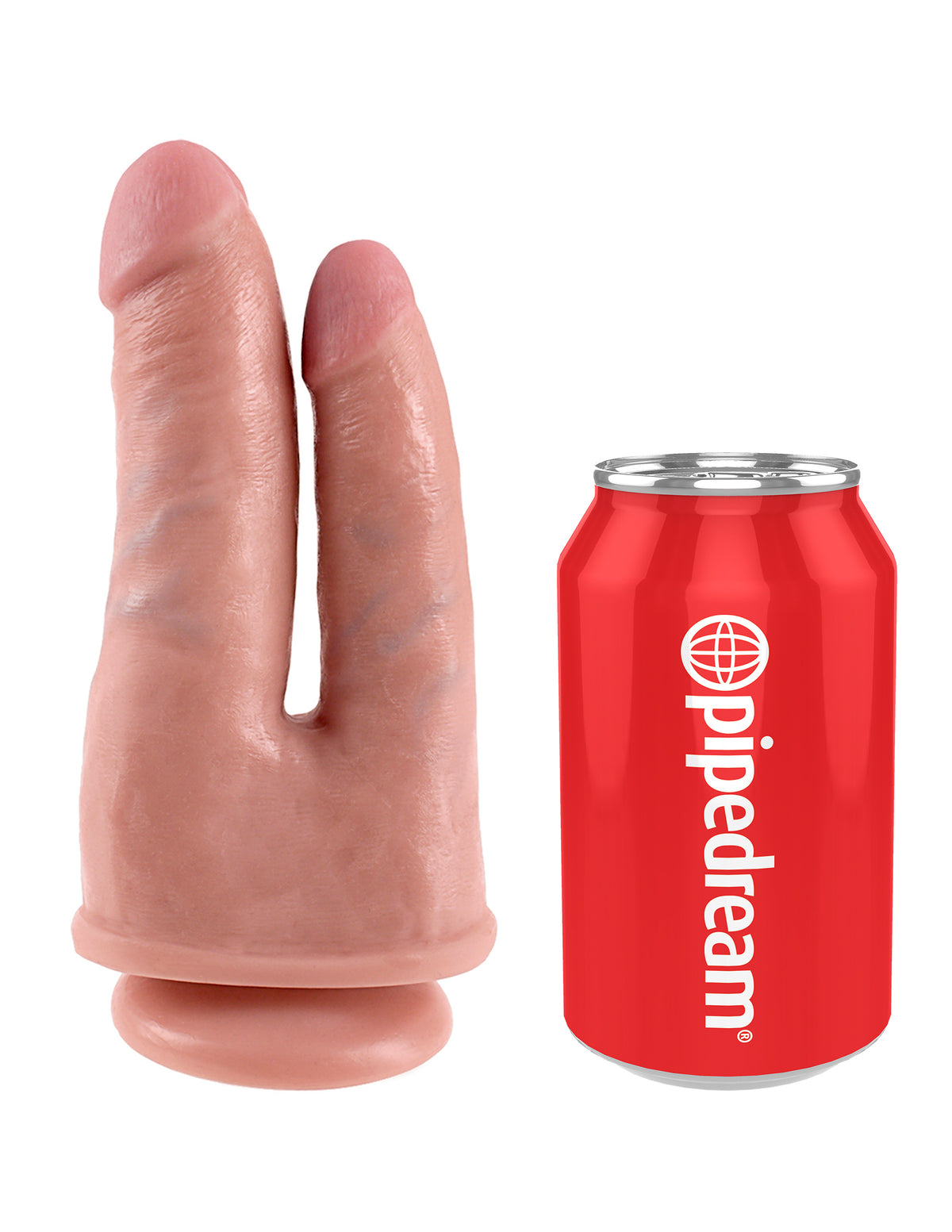 KING COCK DOUBLE PENETRATOR FLESH - PD551221
