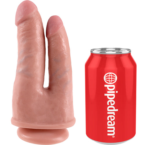 KING COCK DOUBLE PENETRATOR FLESH - PD551221
