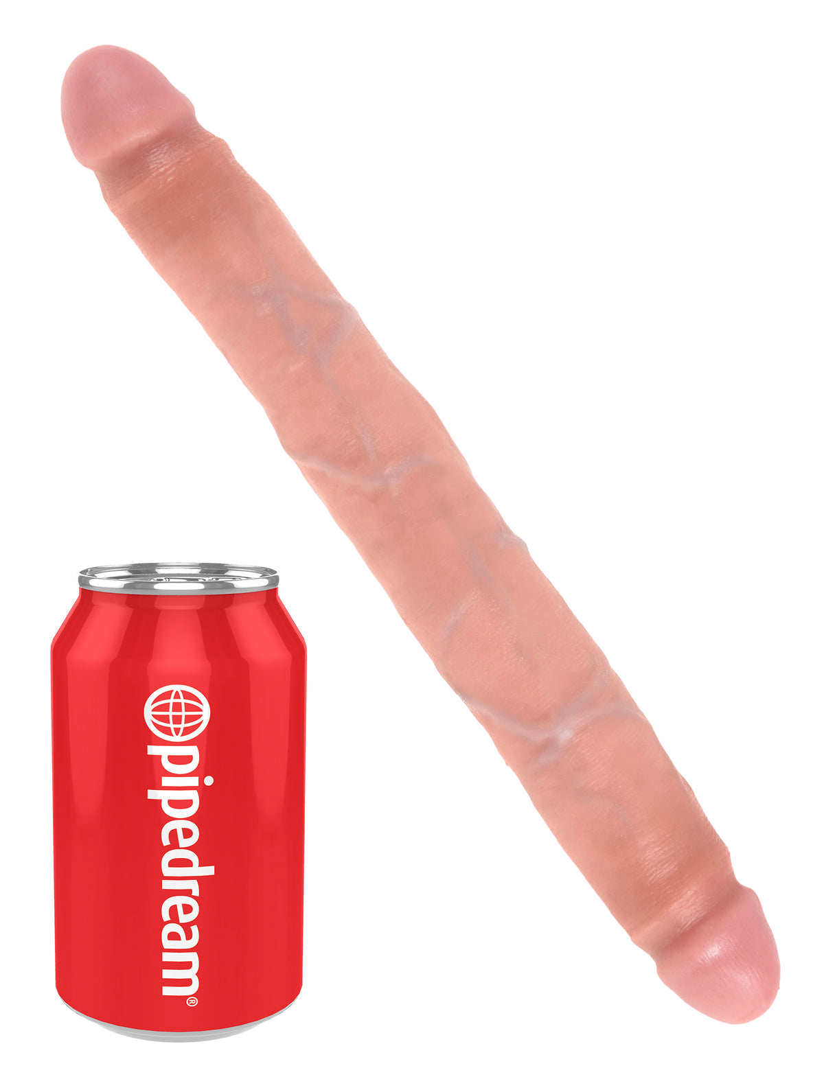 KING COCK 12 IN SLIM DOUBLE DILDO FLESH - PD551621