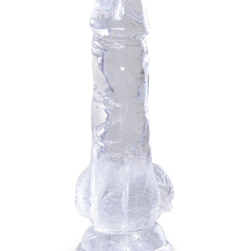KING COCK CLEAR 5 IN COCK W/ BALLS - PD575120