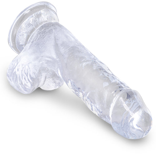 KING COCK CLEAR 5 IN COCK W/ BALLS - PD575120