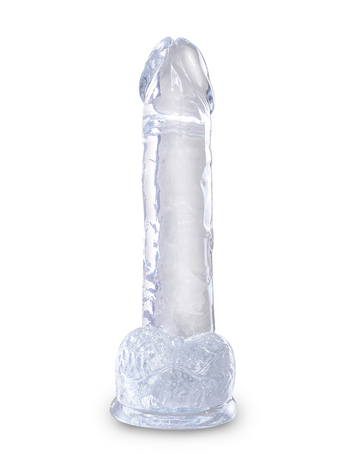 KING COCK CLEAR 7 IN COCK W/ BALLS - PD575420
