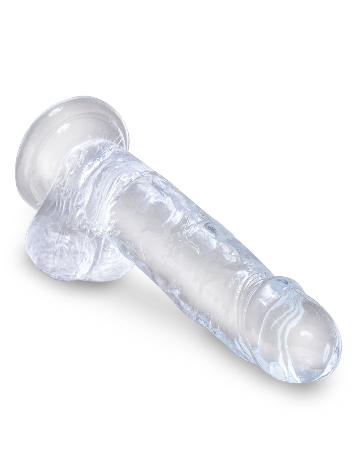 KING COCK CLEAR 7 IN COCK W/ BALLS - PD575420