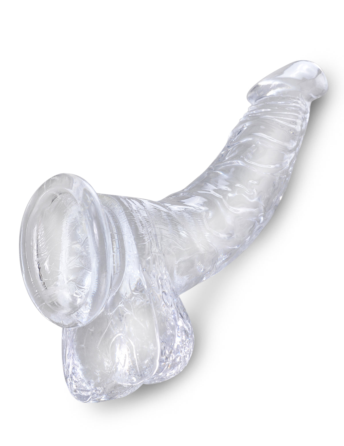 KING COCK CLEAR 7.5 IN COCK W/ BALLS - PD575520