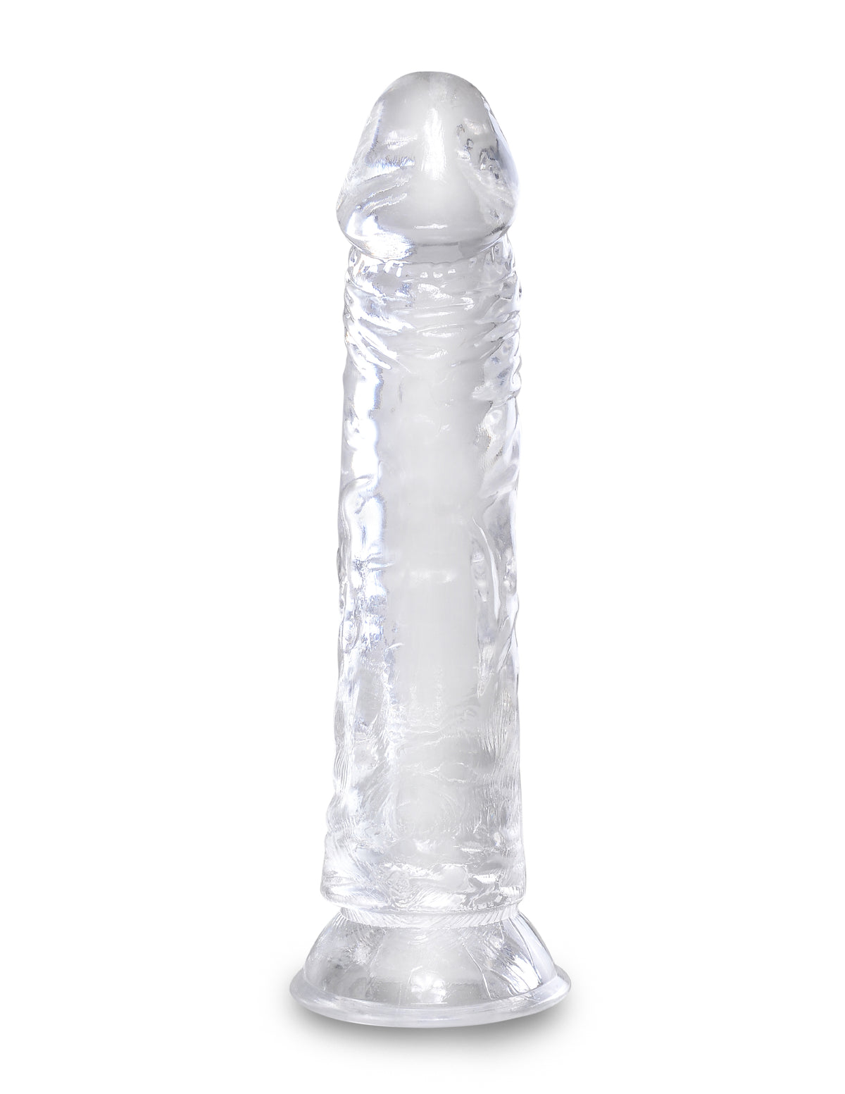 KING COCK CLEAR 8 IN COCK W/O BALLS - PD575720