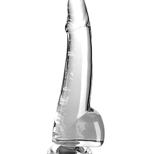 KING COCK CLEAR 10IN W/ BALLS - PD576120