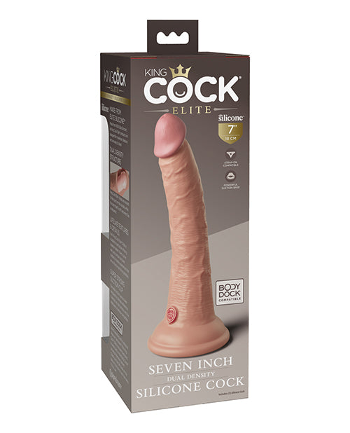 KING COCK ELITE 7 IN DUAL DENSITY LIGHT - PD577121
