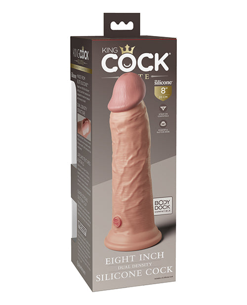 KING COCK ELITE 8 IN DUAL DENSITY LIGHT - PD577221