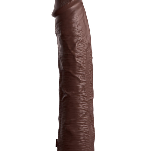 KING COCK ELITE 11 IN DUAL DENSITY BROWN - PD577529