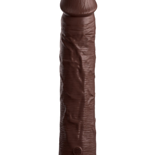 KING COCK ELITE 11 IN DUAL DENSITY BROWN - PD577529