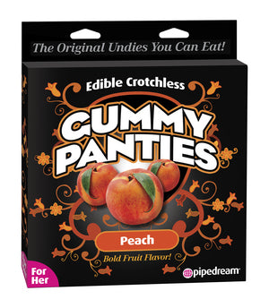EDIBLE CROTCHLESS GUMMY PANTIES PEACH - PD750784