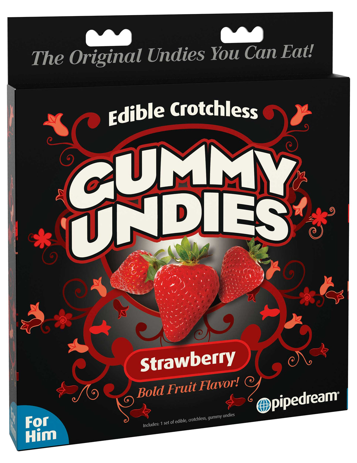 EDIBLE MALE GUMMY UNDIES STRAWBERRY - PD750960