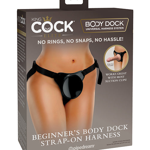 KING COCK ELITE BEGINNERS BODY DOCK STRAP ON HARNESS - PDBD10123