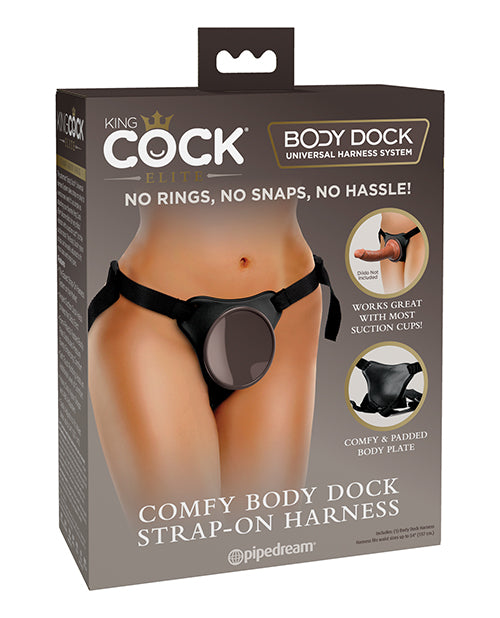 KING COCK ELITE COMFY BODY DOCK STRAP ON HARNESS - PDBD10229