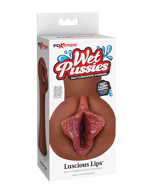 PDX EXTREME WET PUSSIES LUSCIOUS LIPS BROWN - PDRD43729
