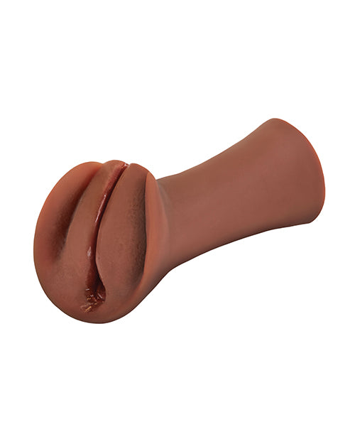 PDX EXTREME WET PUSSIES SLIPPERY SLIT BROWN - PDRD43929