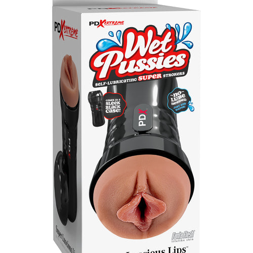 PDX EXTREME WET PUSSIES SUPER LUSCIOUS LIPS BROWN - PDRD44029