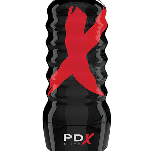 PDX ELITE AIR TIGHT PUSSY STROKER BROWN/BLACK - PDRD50329