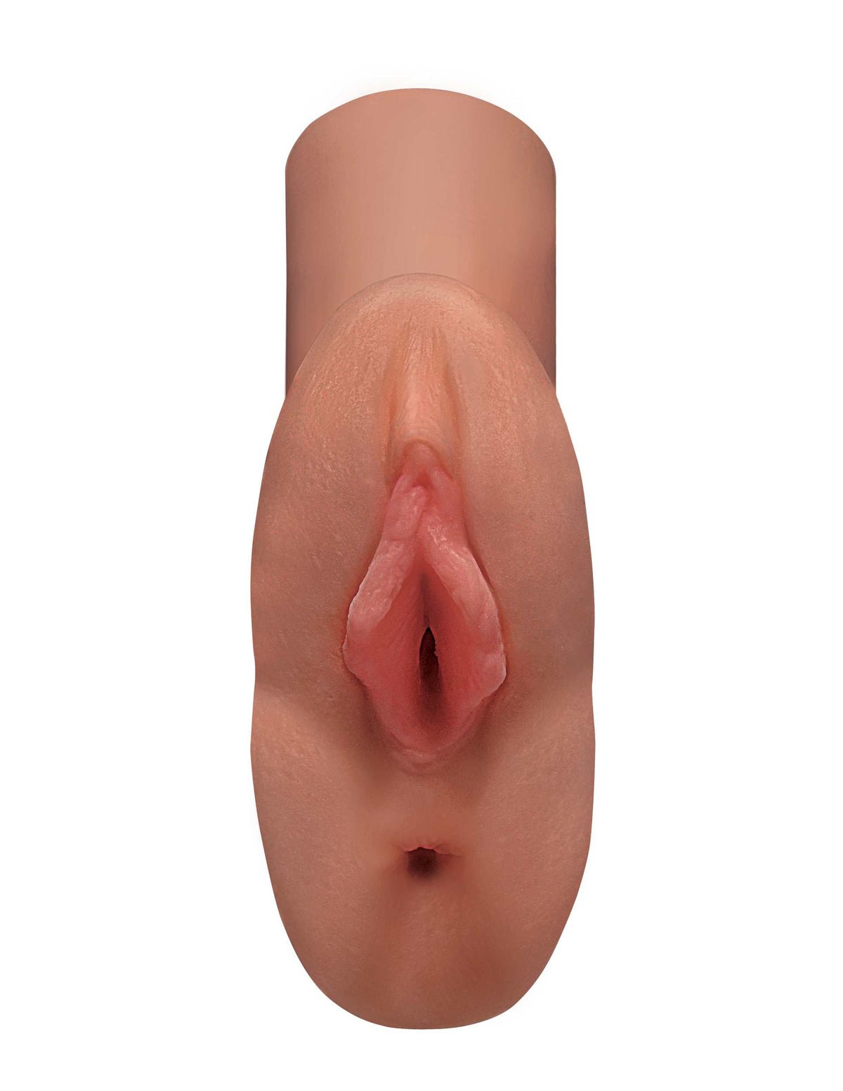 PDX PLUS PERFECT PUSSY DOUBLE STROKER TAN - PDRD60722