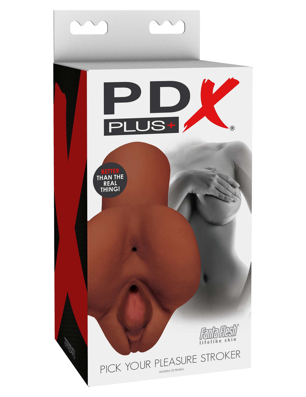 PDX PLUS PICK YOUR PLEASURE STROKER BROWN - PDRD60829
