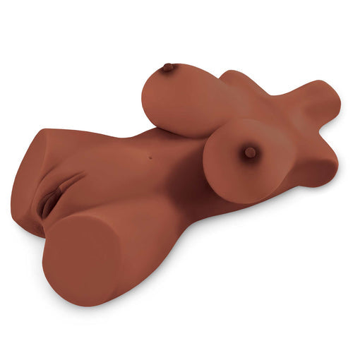 PDX PLUS PERFECT 10 TORSO MASTURBATOR BROWN - PDRD61429