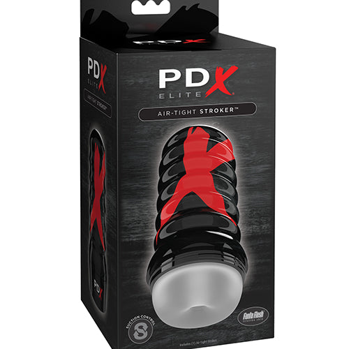 PDX ELITE AIR TIGHT PUSSY STROKER FROSTED - PDRD62420