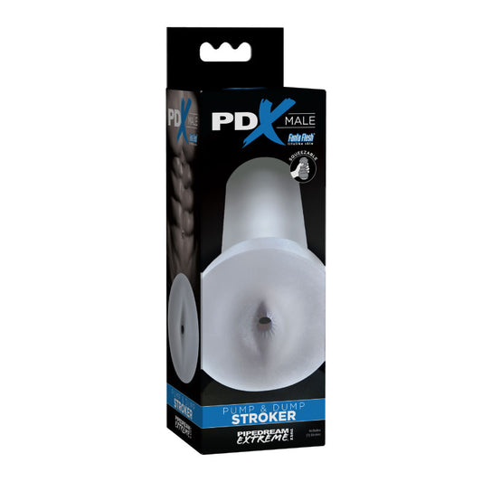 PDX Male Pump & Dump Squeezable Anal Stroker-Pinkfoxxx