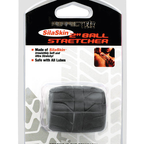 PERFECT FIT SILASKIN BALL STRETCHER 2IN BLACK - PERBS10B