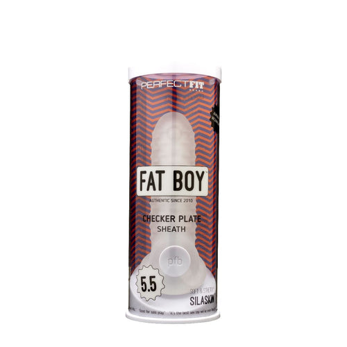 PERFECT FIT FAT BOY CHECKER BOX SHEATH 5.5IN CLEAR - PERCS20C