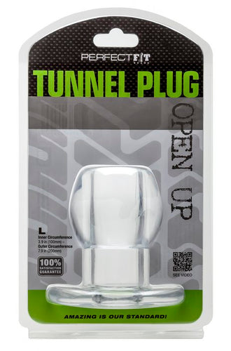 PERFECT FIT TOY TUNNEL PLUG LG ICE CLEAR - PERHP03C
