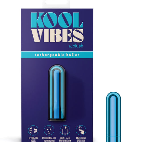 KOOL VIBES - RECHARGEABLE MINI BULLET - BLUEBERRY - BN14302