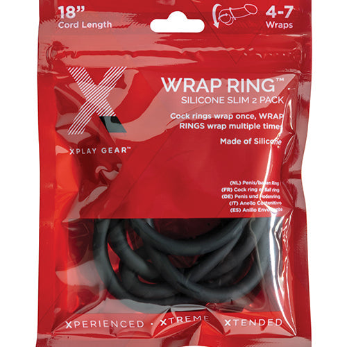 XPLAY SILICONE 18IN THIN WRAP RING - PERXP08B