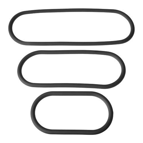 XPLAY 3 PK SILICONE SLIM WRAP RING (9 12 15) - PERXP09B