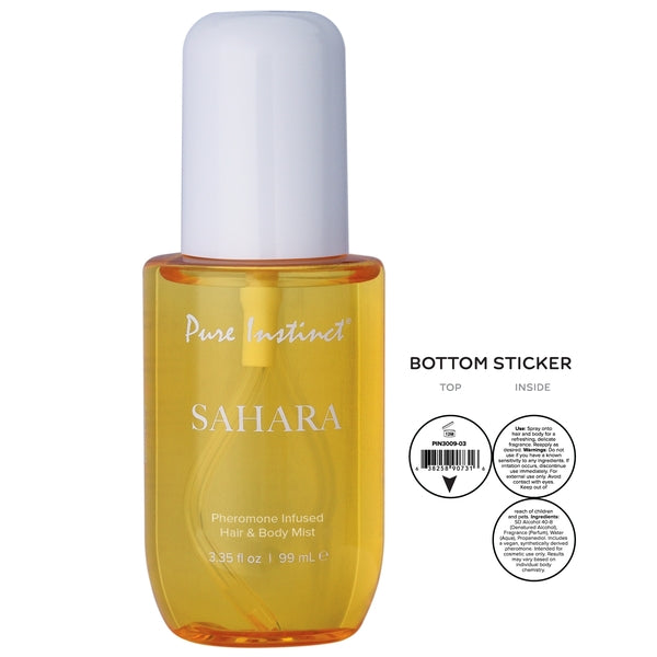 PURE INSTINCT PHEROMONE INFUSED BODY & HAIR MIST SAHARA 3.35 OZ