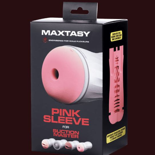 MAXTASY SUCTION SLEEVE STANDARD PINK REPLACEMENT - MAXSLESUC04
